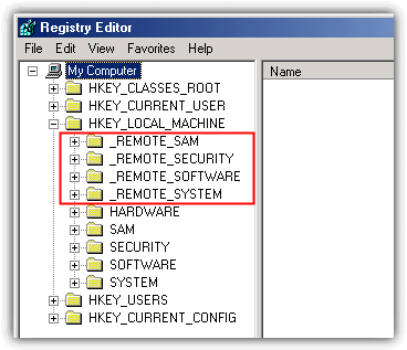 remote registry