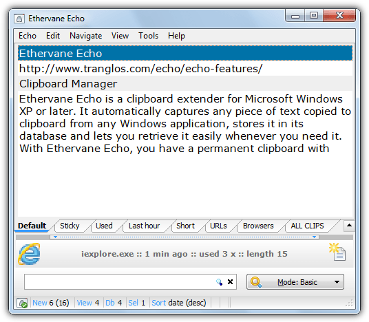 ethervane echo