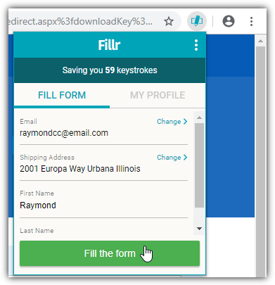 Fillr fill form