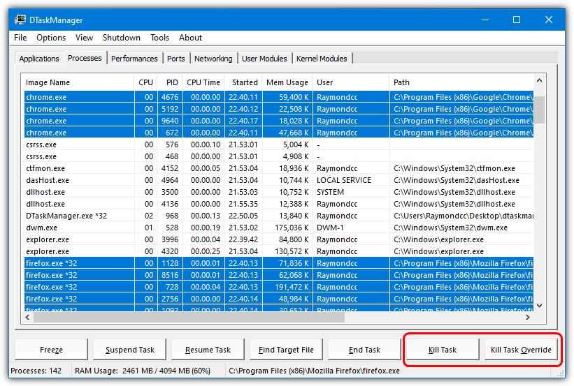 Dtaskmanager