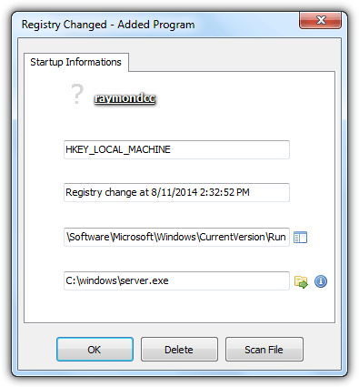 startupeye alarm