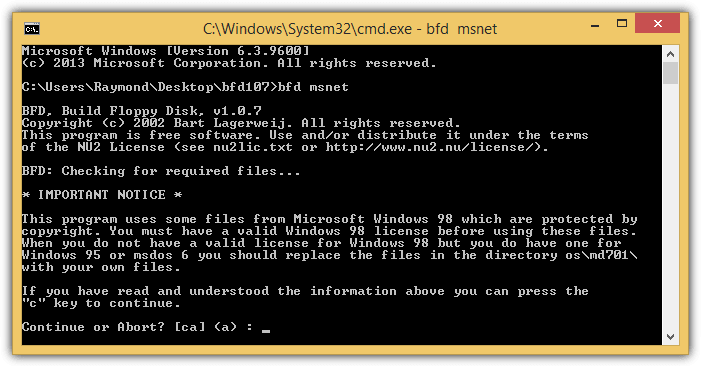 bfd msnet