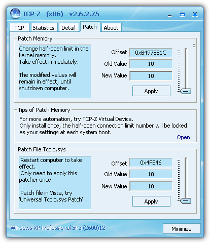 tcp-z