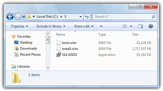 vista files