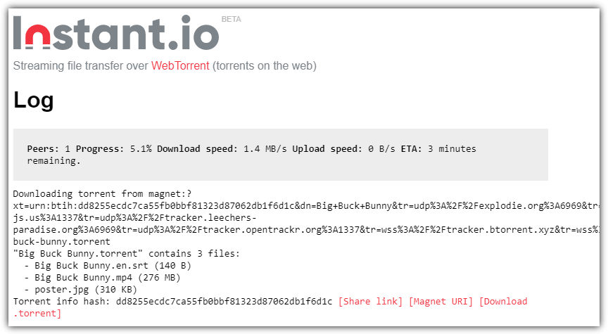 instant.io