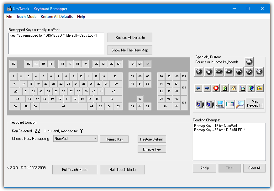Keytweak