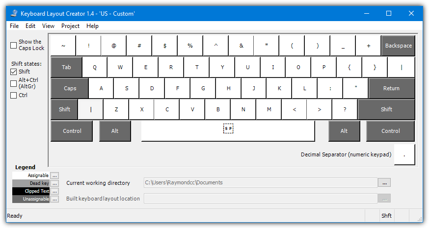 Microsoft keyboard layout creator