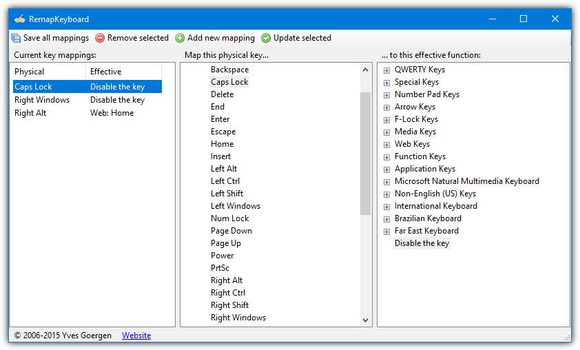 Remapkeyboard