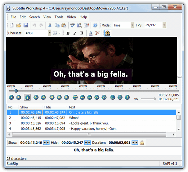 Subtitle Workshop