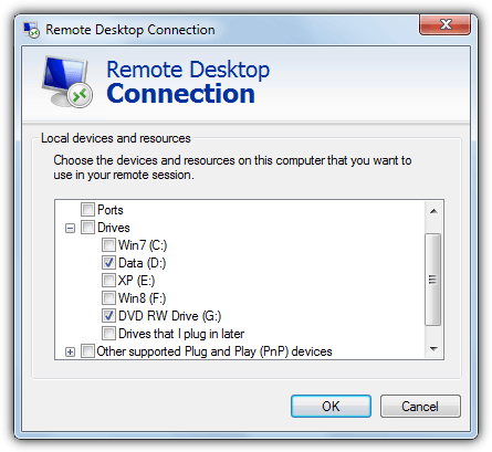 RDC drives list