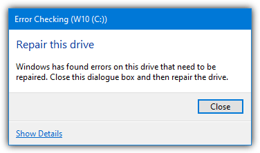 Repair this drive