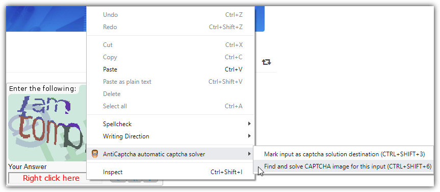 solve Anti captcha image captcha