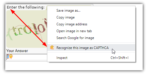 Rumola recognise image captcha