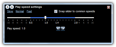 windows media player play speed settings
