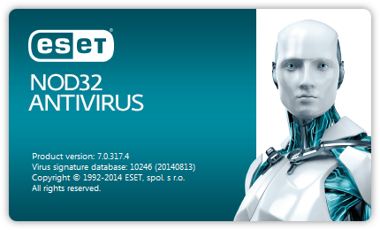 eset nod32 splash screen