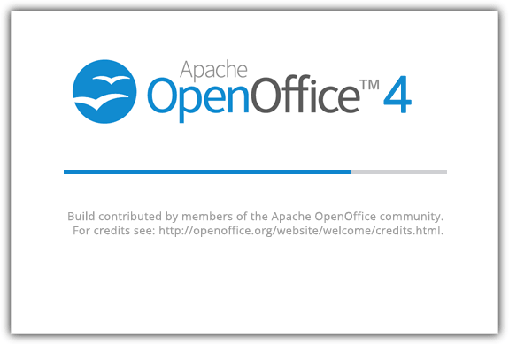 openoffice splash screen