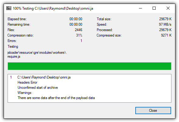 omnija headers error